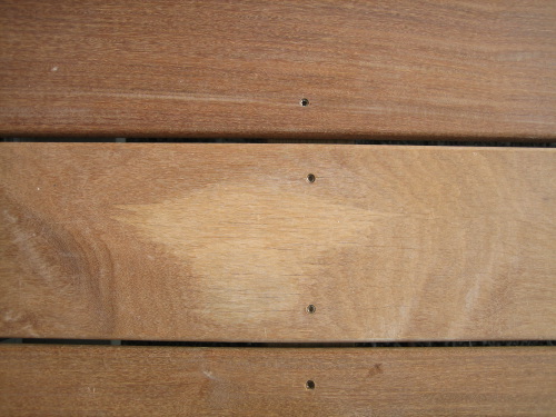 Vis autoforante pour terrasse en bois