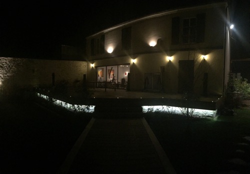 Terrasse en ipé éclairage bandeau LED