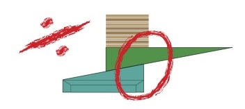 cale crantée pour terrasse bois