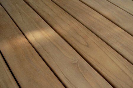 Lame de terrasse en bois - Teck première qualité - Largeur 14 cm