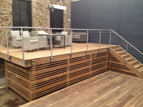 Terrasses en bois bois, exemples de réalisations Terrasse sol inspiration
