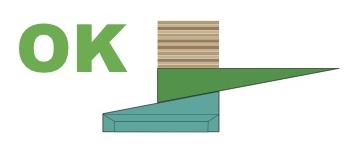 cale crantée pour terrasse bois