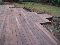 Terrasse en bois pour pavillon