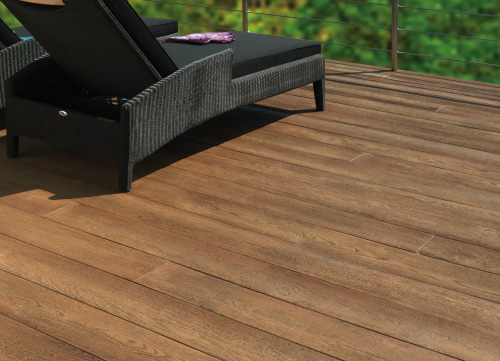 lame de terrasse Millboard en chne cuivr