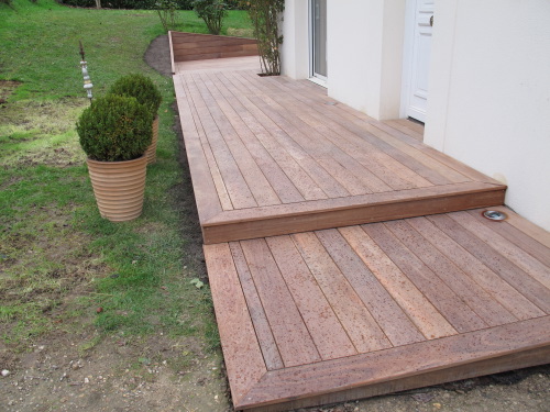 Terrasse en Bois marche