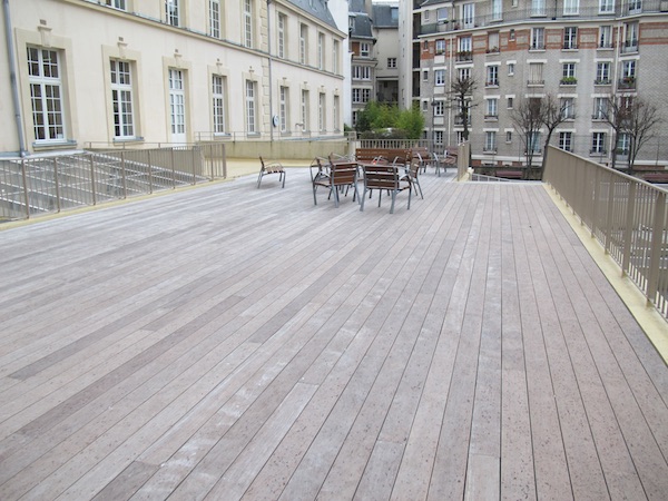 Terrasse bois grise