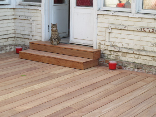 Terrasse en bois en Cumaru