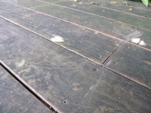 Anti glisse tablier carreaux carré en bois de verrouillage reliant terrasse plancher 