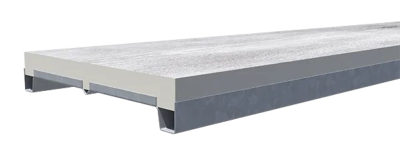 Support de lame de terrasse avec planche intégrée Dura