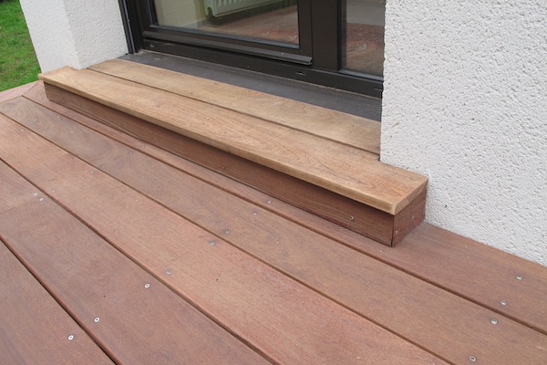 Terrasse en Bois seuil fentre