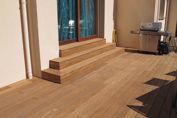 Terrasse en Bois escalier