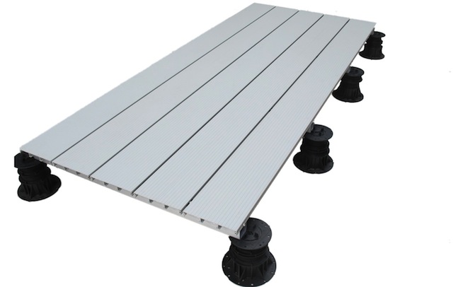 Dalle sur plot en aluminium