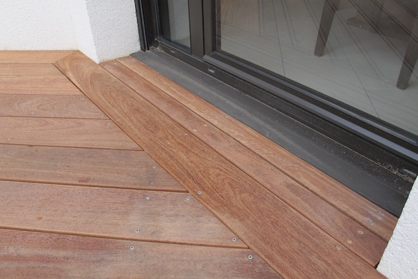 Terrasse en Bois seuil