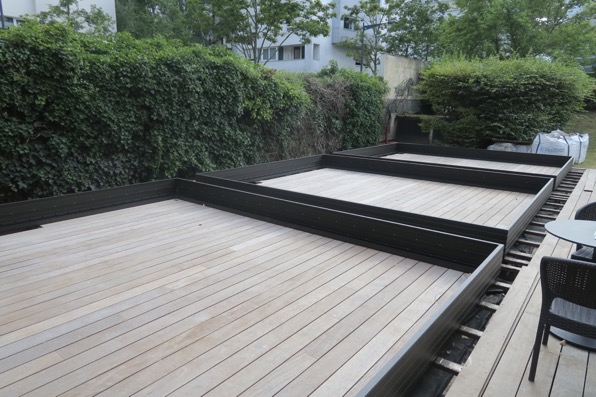 Pergola bioclimatique construction