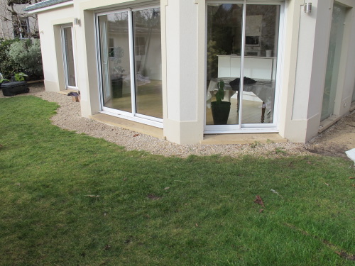 terrasse en bois sur extension