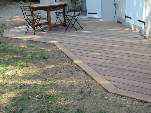 Faire une terrasse non surélevée