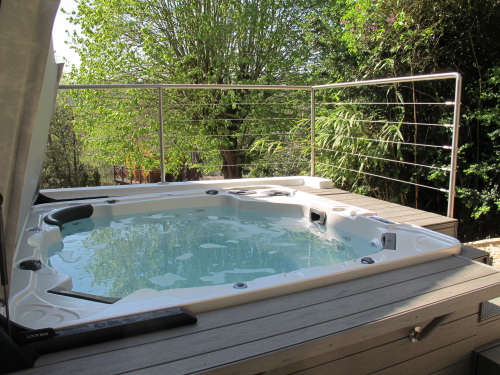 Garde-corps inox jacuzzi