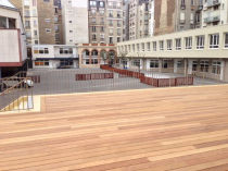 Monter une grande terrasse en bois exotique ip