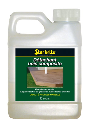 Nettoyant pour terrasses en bois composite pour taches difficiles