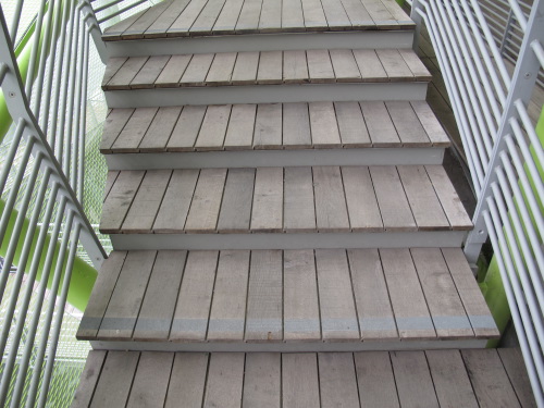 terrasse en bois passerelle solférino