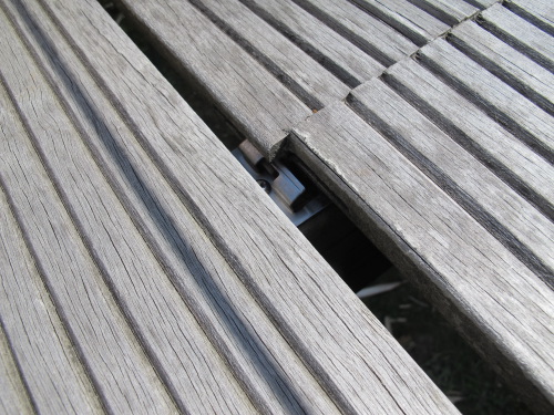 Terrasse en bois dfecteuse