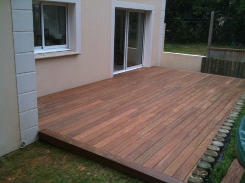 Lame de rive et de finition sur terrasse bois