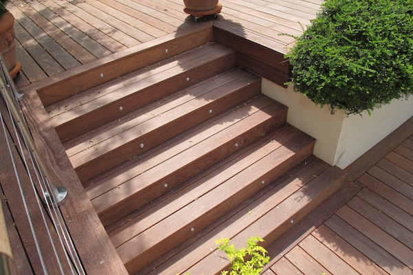 escalier extrieur en bois sur mesures