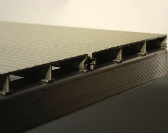 Lames aluminium coursive