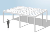 Pergola aluminium autoportante