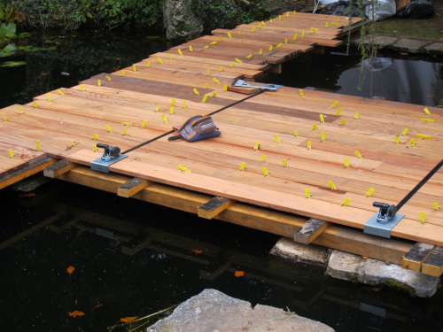 Terrasse en Bois sur lac