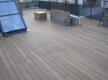 Monter une terrasse sur tanchit avec plots PVC