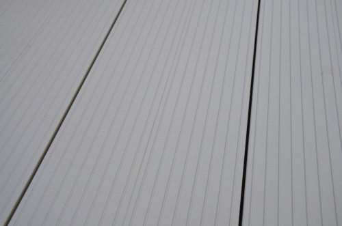 Lame de terrasse aluminium, en gris