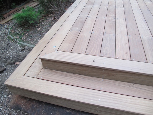 terrasse bois afrormosia de qualité