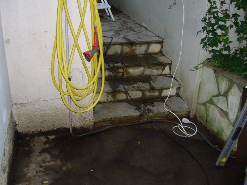 Recouvrir mon escalier béton avec lames de teck pour terrasse