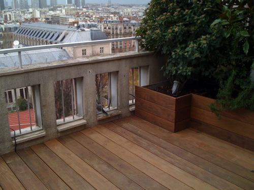 Construire une terrasse sur étanchéité