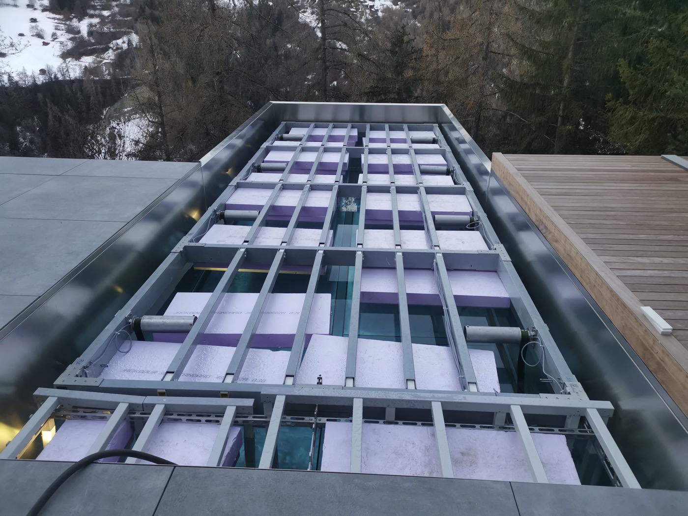 Abris de Piscine en Inox