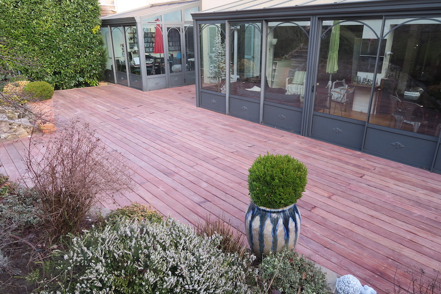 terrasse en Padouk