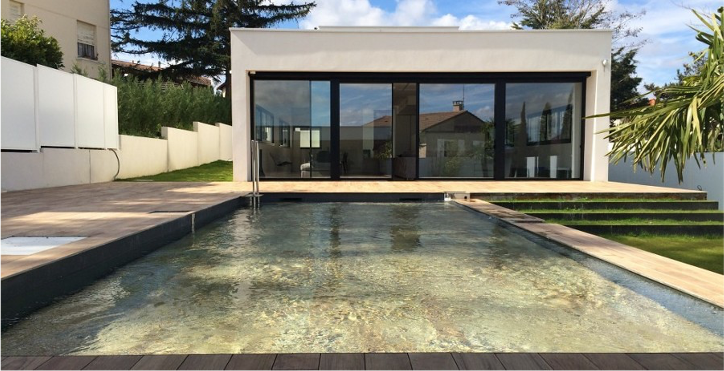 piscine fond mobile