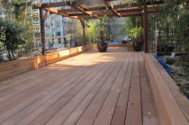 Terrasse en Afzlia multi-largeur