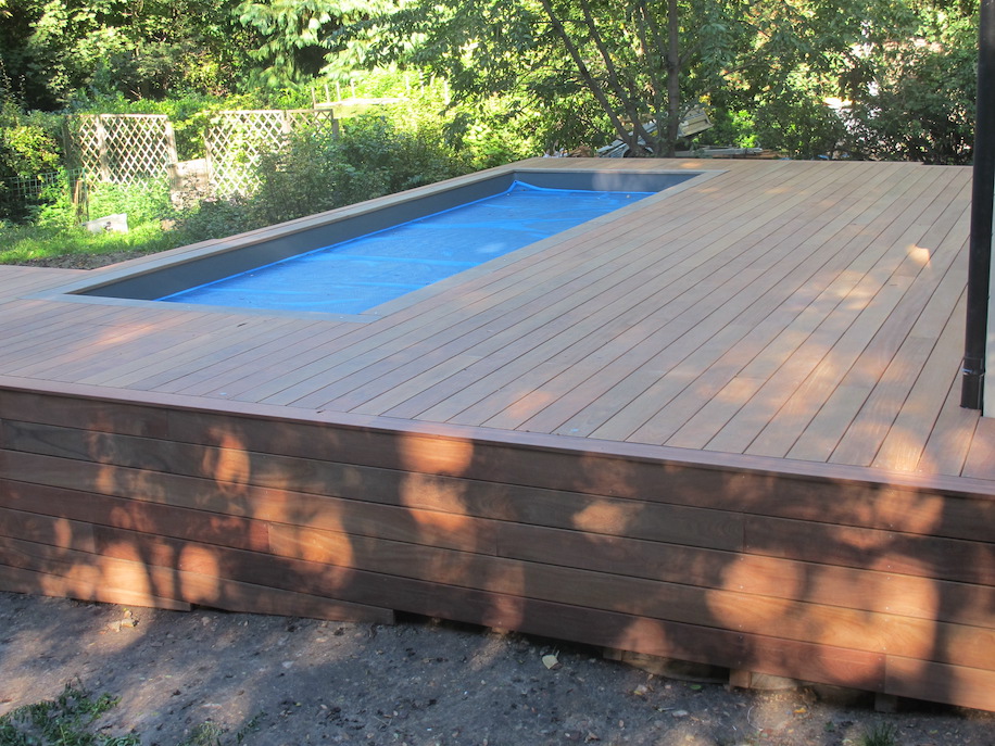 Deck de jacuzzi lames Timbertech 