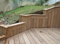 Terrasse en ip pour agrandissement de terrasse