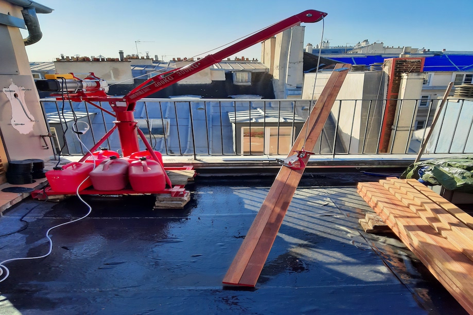 construction terrasse en bois